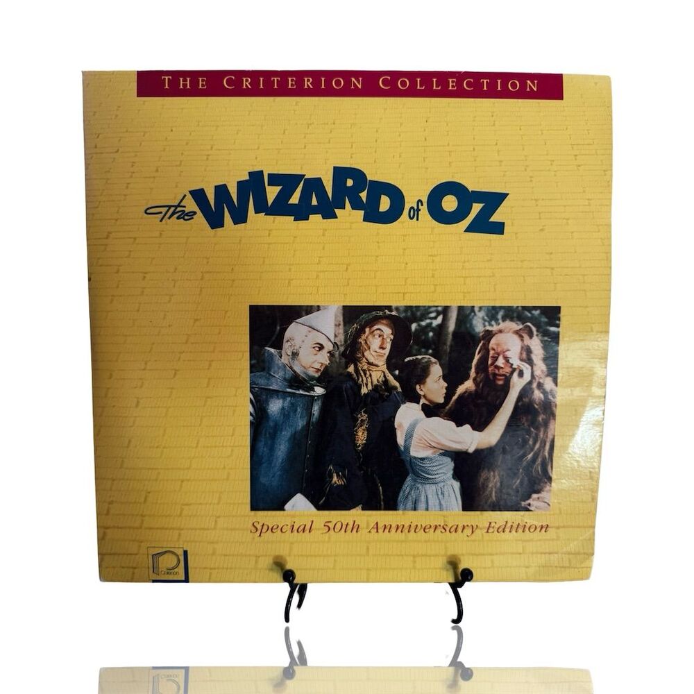 The Wizard of Oz 50th Anniversary Criterion Edition Laserdisc 1989: 2 disc Set